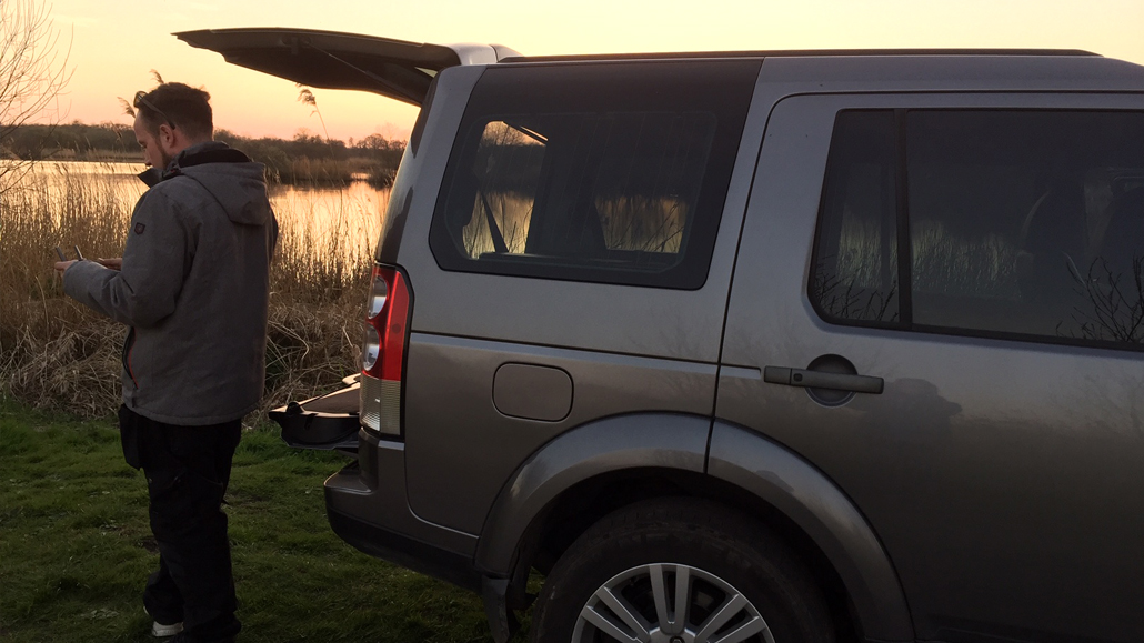 Filmming wildlife on the Somerset Levels